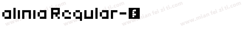 alinia Regular字体转换